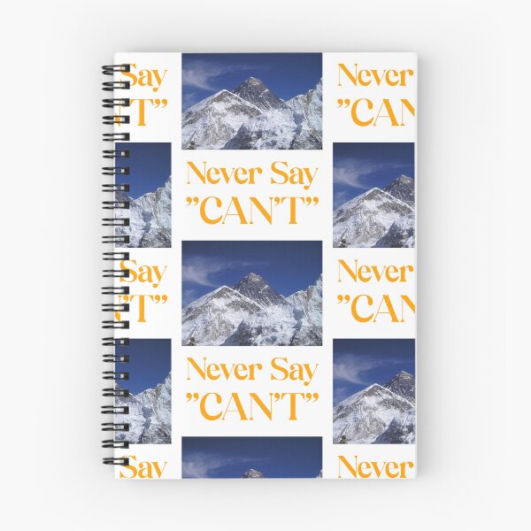 Item preview, Never Say "Can't" Mt Everest designed and sold by DTEH.