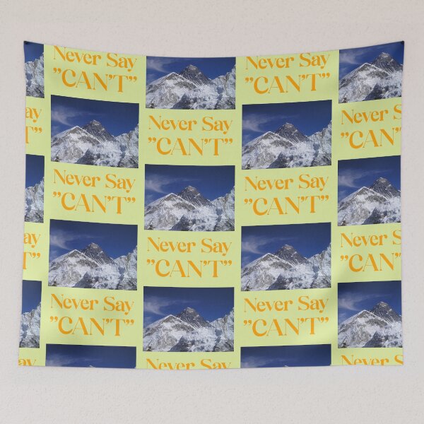 Item preview, Never Say "Can't" Mt Everest designed and sold by DTEH.