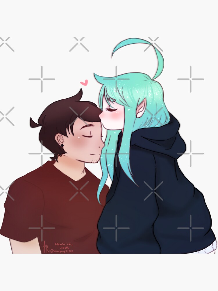 Kade And Zaida Down To Earth Webtoon Sticker For Sale By Uniqueisthename Redbubble