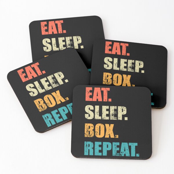 Item preview, Eat Sleep Box Repeat. Active T-Shirt designed and sold by batesyadi3.