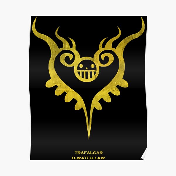 Posters Trafalgar Law Tattoo Redbubble