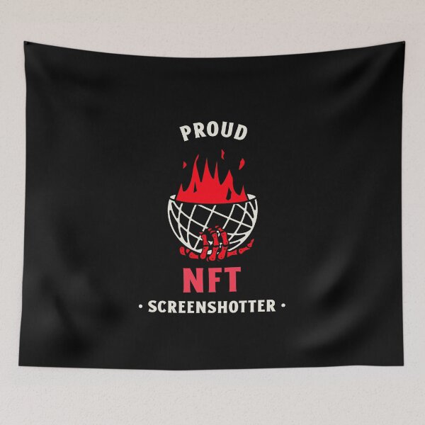 Item preview, Proud NFT Screenshotter World in Hand designed and sold by deejum.