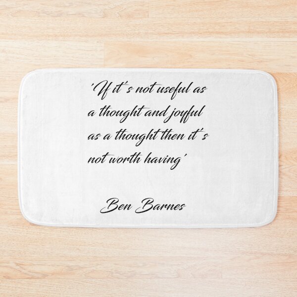 Item preview, Ben Barnes 'Thoughts' Quote designed and sold by SheryRKO.