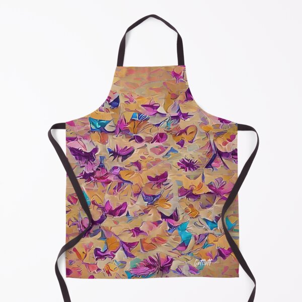 Item preview, Butterflies and Spring Flowers Pattern designed and sold by CattlettArt.
