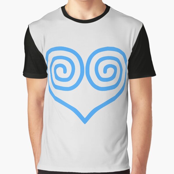 Vista previa del artículo con la obra «Dreamcast Swirl Heart PAL azul», diseñado y vendido por hoogafanter.