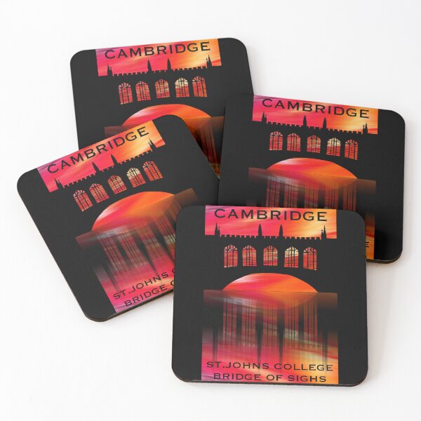 Item preview, Cambridge St Johns College, bridge of sighs in Ink with a coloured background... designed and sold by Elizabeth-Banks.