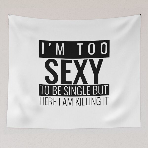 Item preview, Funny Singles Life Sayings Sticker  designed and sold by bestfunonline.