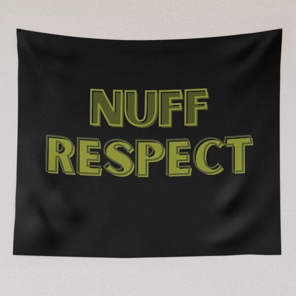 Item preview, Nuff Respect With Jamaican Green Flag Color designed and sold by AnimeBrandStore.