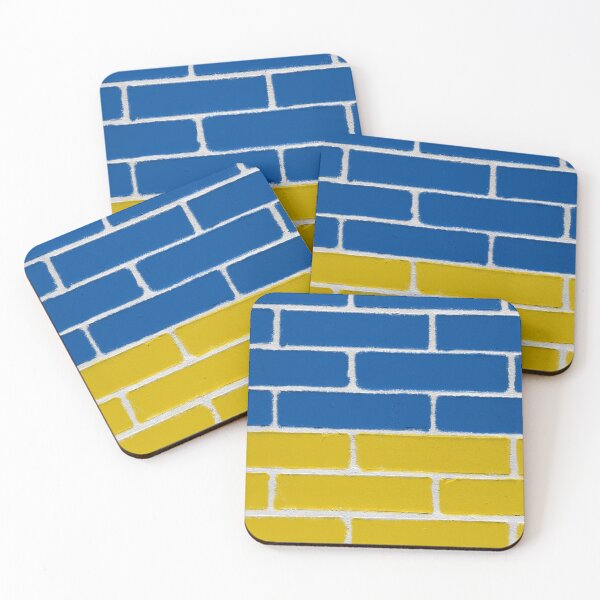 Item preview, Wall painted with colors of Ukraine flag designed and sold by homydesign.