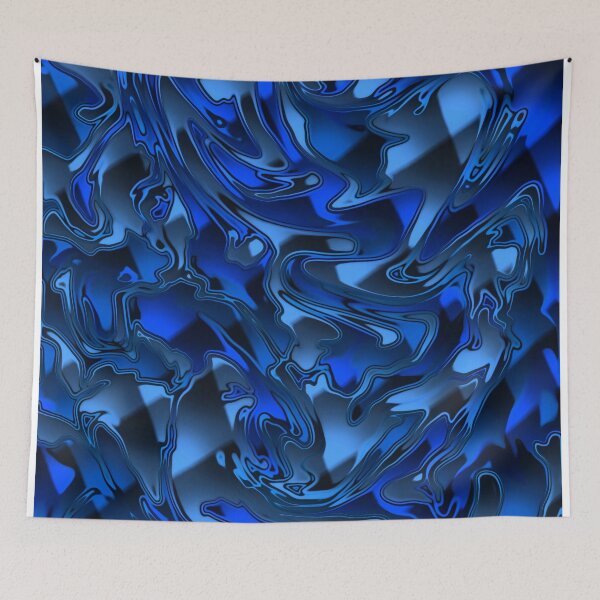Item preview, Blue Chromatic Melt designed and sold by BigTexFunkadelic.