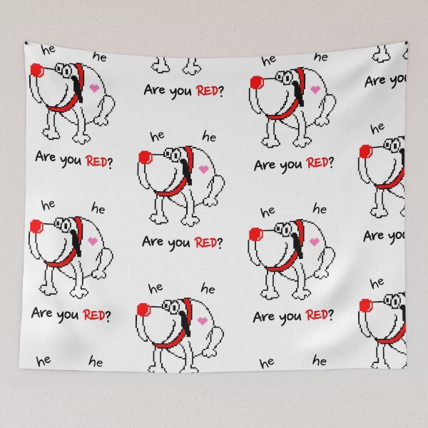 Item preview, Red nose day cute puppy designed and sold by PrankShop.