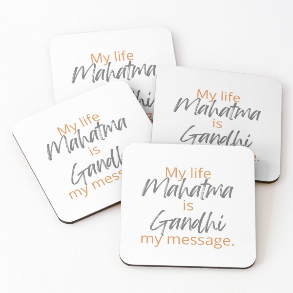 Item preview, Mahatma Gandhi - My life is my message. designed and sold by SonaGold.