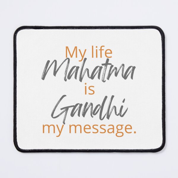Item preview, Mahatma Gandhi - My life is my message. designed and sold by SonaGold.