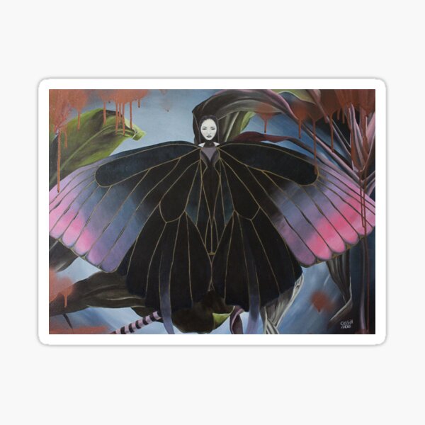 misterious woman Sticker