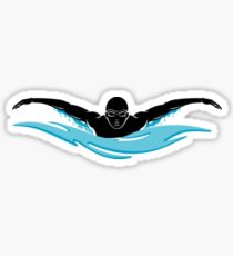 Swimmer Sticker