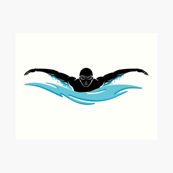 Swimmer Art Print