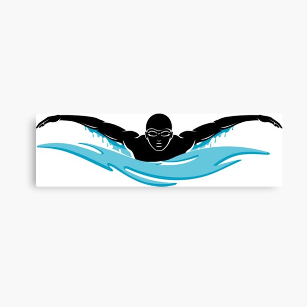 Swimmer Canvas Print
