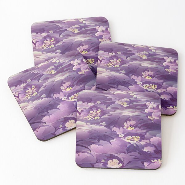 Item preview, Beautiful  Pattern Purple Spring Flowers designed and sold by CattlettArt.