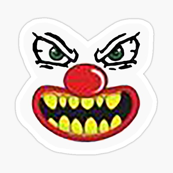 this is my scared freak out face' Sticker