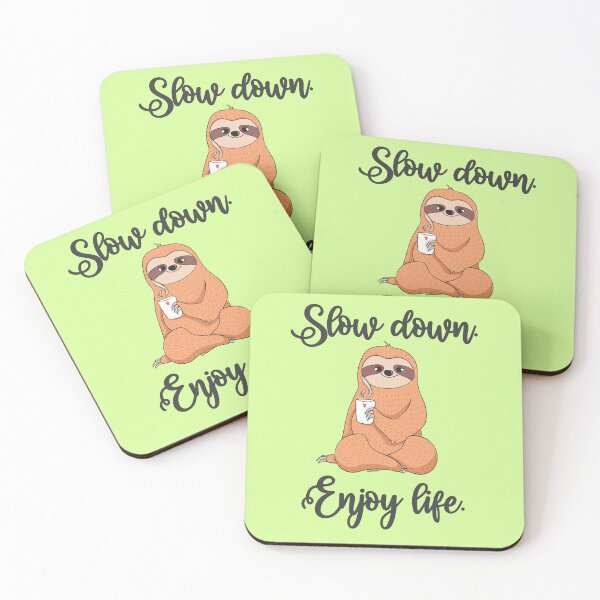 Item preview, Sloth, Slow Down and Enjoy Life Sloth.  designed and sold by IslandGirlArt.