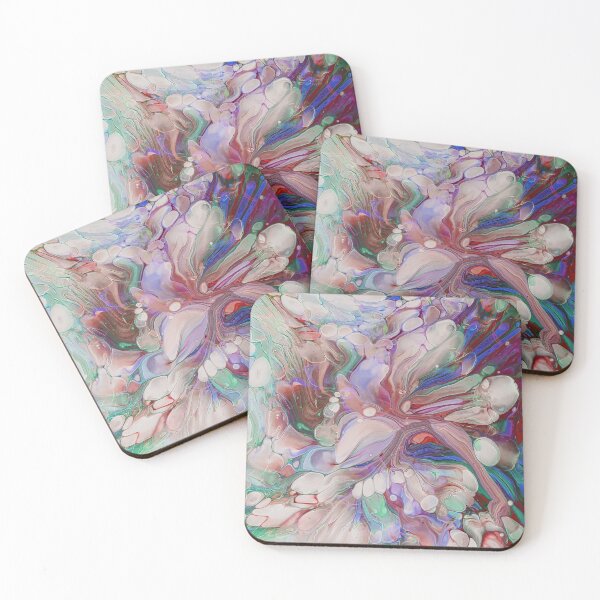 Item preview, Electro Bloom - Acrylic Pour designed and sold by snowpinecone.