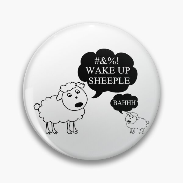 Artikelvorschau, Schaf sagt Wachen Sheeple entworfen und verkauft von FireFoxxy.