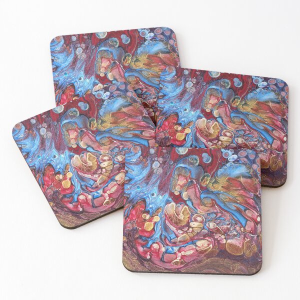 Item preview, Golden Story - Acrylic Pour designed and sold by snowpinecone.