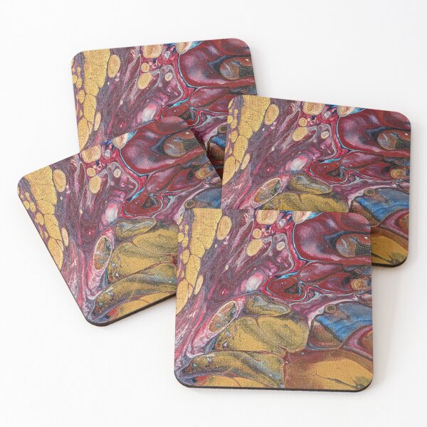 Item preview, Golden Story II - Acrylic Pour designed and sold by snowpinecone.