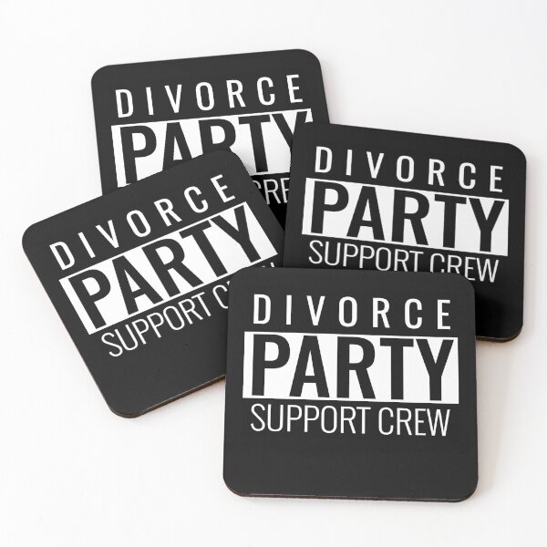 Item preview, Divorce Party Support Crew T-Shirt designed and sold by bestfunonline.