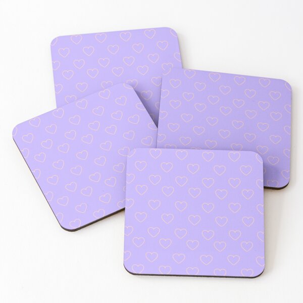 Item preview, Purple and pink hearts pattern designed and sold by Thegentleshop.