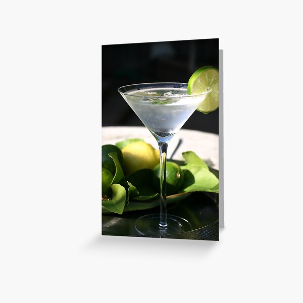Summer Martini Greeting Card