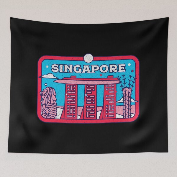 Aperçu de l'œuvre Point culminant de Singapour - Jolie culture de Singapour créée et vendue par 4orTees.
