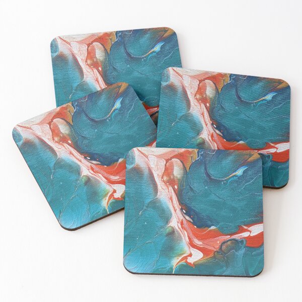 Item preview, Ice Dance Delight - Acrylic Pour designed and sold by snowpinecone.