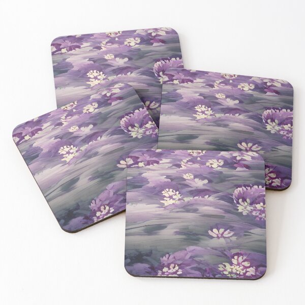 Item preview, Pretty Beautiful Vintage Purple Spring Flowers designed and sold by CattlettArt.