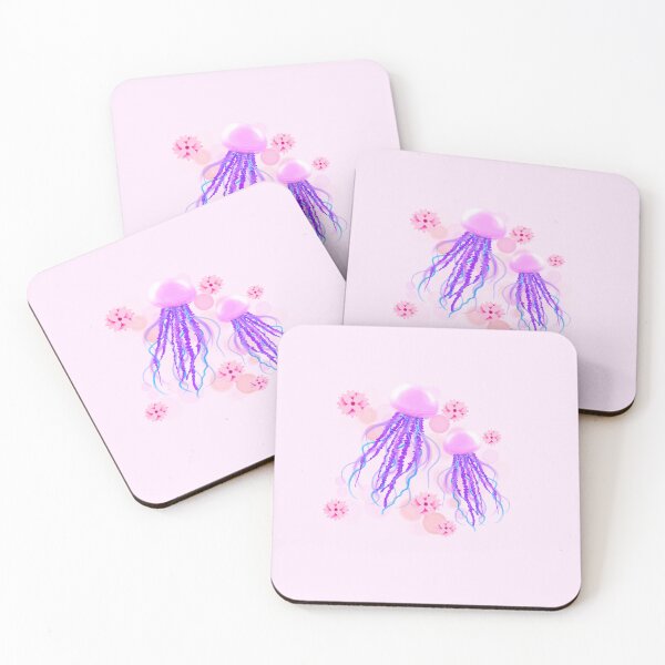 Item preview, Jellyfish Pink Purple  designed and sold by Majo Art ✦ Digital Artist .