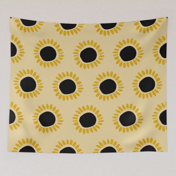 Item preview, Minimalist sunflowers pattern designed and sold by Thegentleshop.