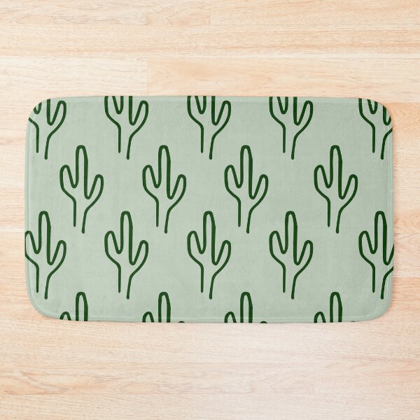 Item preview, Green boho cactus pattern designed and sold by Thegentleshop.