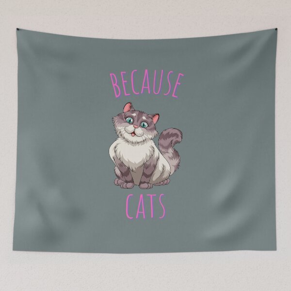 Item preview, Because Cats Ragdoll Pink designed and sold by ladytarleton.