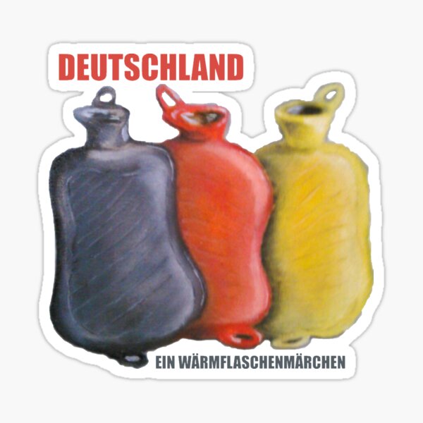 Deutschland - ein Wärmflaschenmärchen Sticker