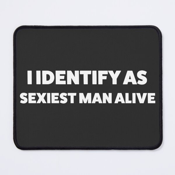 Item preview, I Identify Sexiest Man Alive - Anti Woke - Funny Conservative Republican Stickers  designed and sold by WeAreRightStore.