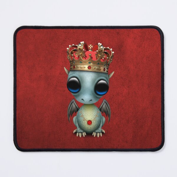 Item preview, Cute Blue Dragon Wearing Crown designed and sold by JeffBartels.