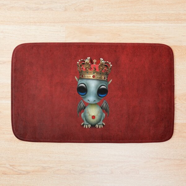 Item preview, Cute Blue Dragon Wearing Crown designed and sold by JeffBartels.