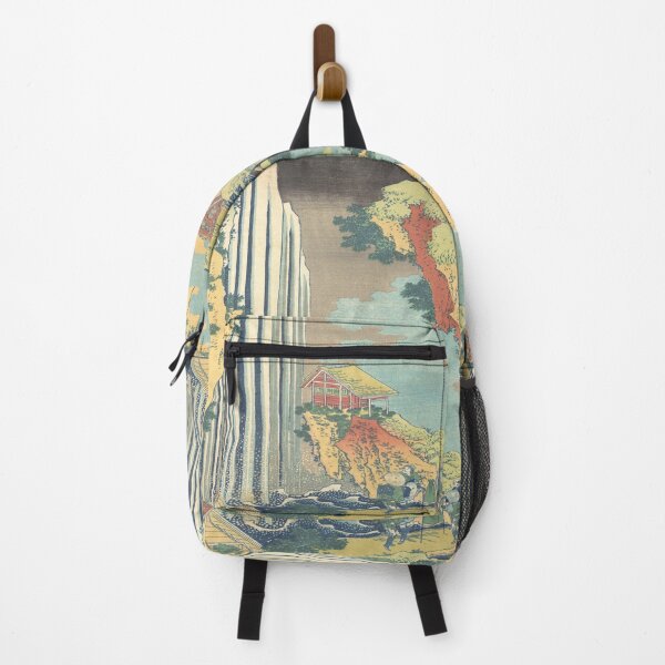 Item preview, Ono Waterfall on the Kisokaido - Katsushika Hokusai Waterfall at Ono designed and sold by molamode.