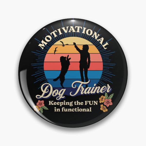 Item preview, Motivational Dog Trainer, Retro Dog Training Design with Vintage Sunset designed and sold by arlutai.