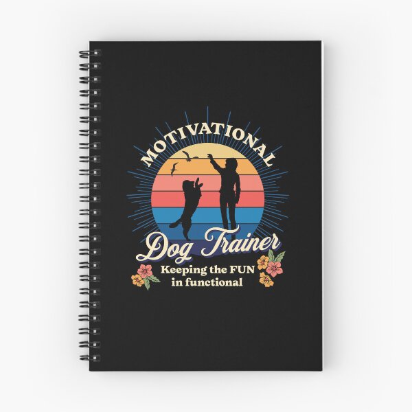 Item preview, Motivational Dog Trainer, Retro Dog Training Design with Vintage Sunset designed and sold by arlutai.