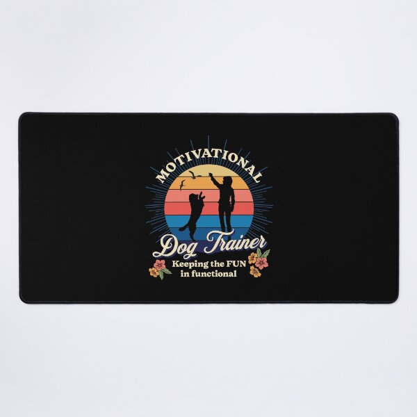 Item preview, Motivational Dog Trainer, Retro Dog Training Design with Vintage Sunset designed and sold by arlutai.