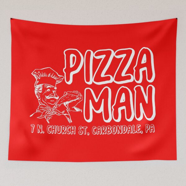 Item preview, Pizza Man, Carbondale, PA designed and sold by TeeArcade84.