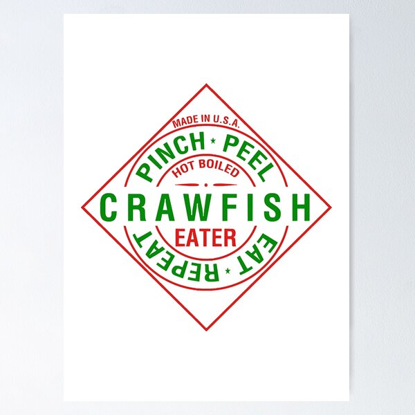 Item preview, Crawfish Pinch Peel Eat Repeat - Crawdaddy Hot Sauce Parody  designed and sold by syphu936.