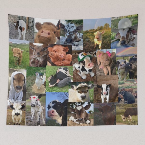 Item preview, cows aesthetic collage designed and sold by morgananjos.