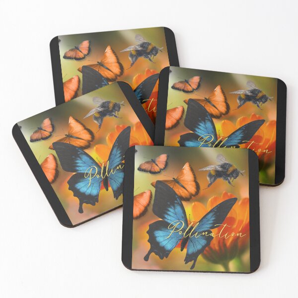 Item preview, Butterflies Pollinator Colorful Photo Collage Design designed and sold by EarthArtDesigns.